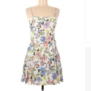Alice + Olivia floral print mini dress size 6